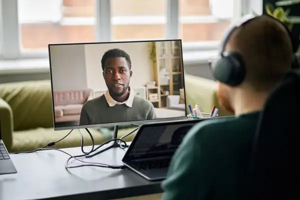 image of online mediation Rochdale in progress.